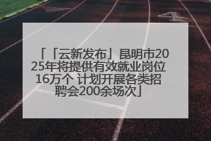 「云新发布」昆明市2025年将提供有效就业岗位16万个 计划开展各类招聘会200余场次
