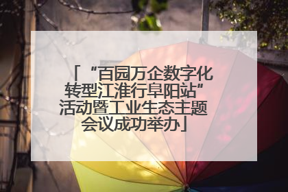“百园万企数字化转型江淮行阜阳站”活动暨工业生态主题会议成功举办