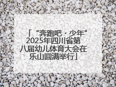 “奔跑吧・少年”2025年四川省第八届幼儿体育大会在乐山圆满举行