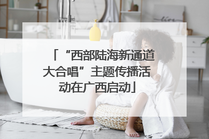 “西部陆海新通道大合唱”主题传播活动在广西启动