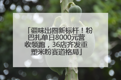 疆味出圈新标杆！粉巴扎单日8000元营收领跑，36店齐发重塑米粉赛道格局