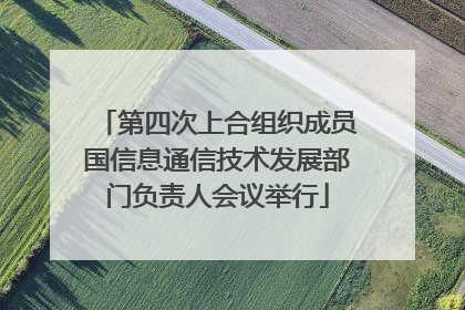 第四次上合组织成员国信息通信技术发展部门负责人会议举行