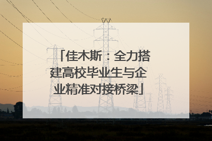 佳木斯：全力搭建高校毕业生与企业精准对接桥梁