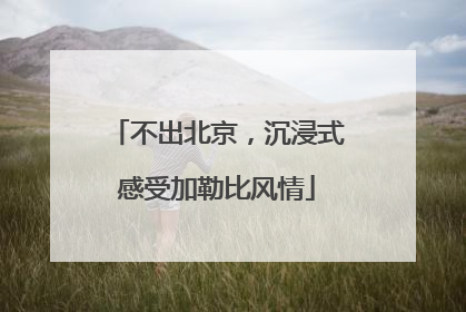 不出北京，沉浸式感受加勒比风情