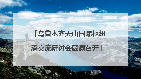 乌鲁木齐天山国际枢纽港交流研讨会圆满召开