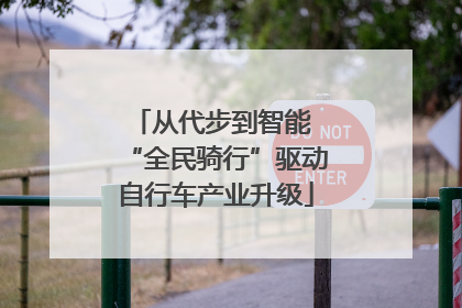 从代步到智能 “全民骑行”驱动自行车产业升级