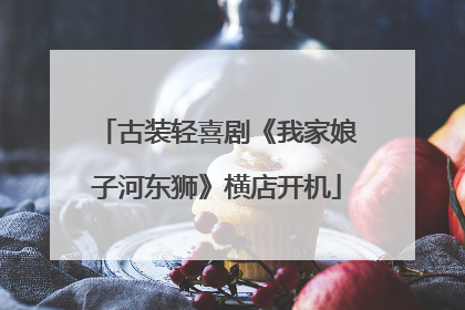 古装轻喜剧《我家娘子河东狮》横店开机