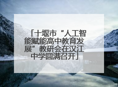 十堰市“人工智能赋能高中教育发展”教研会在汉江中学圆满召开