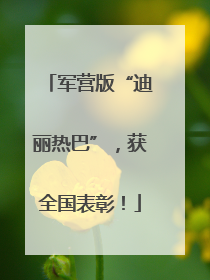 军营版“迪丽热巴”，获全国表彰！
