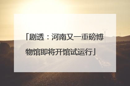 剧透：河南又一重磅博物馆即将开馆试运行
