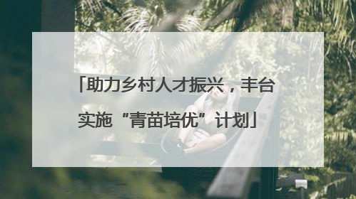 助力乡村人才振兴，丰台实施“青苗培优”计划