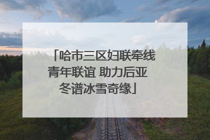 哈市三区妇联牵线青年联谊 助力后亚冬谱冰雪奇缘