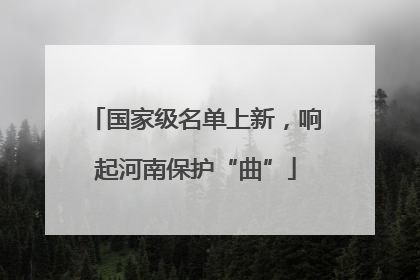 国家级名单上新，响起河南保护“曲”