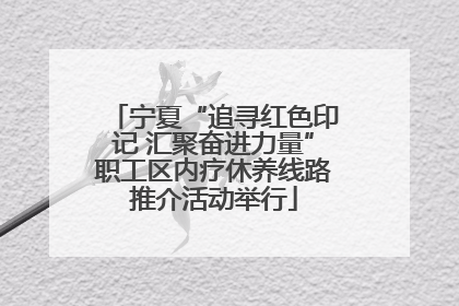 宁夏“追寻红色印记 汇聚奋进力量”职工区内疗休养线路推介活动举行