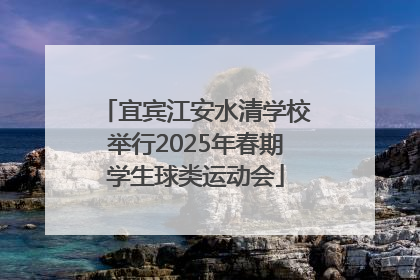 宜宾江安水清学校举行2025年春期学生球类运动会