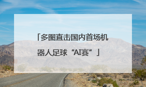 多图直击国内首场机器人足球“AI赛”