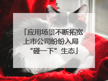 应用场景不断拓宽 上市公司纷纷入局“碰一下”生态