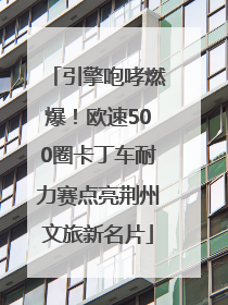 引擎咆哮燃爆！欧速500圈卡丁车耐力赛点亮荆州文旅新名片