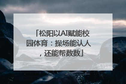 松阳以AI赋能校园体育：操场能认人，还能帮数数
