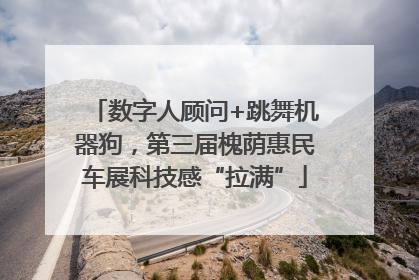 数字人顾问+跳舞机器狗，第三届槐荫惠民车展科技感“拉满”