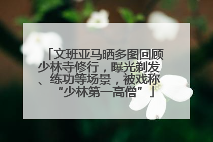 文班亚马晒多图回顾少林寺修行，曝光剃发、练功等场景，被戏称“少林第一高僧”