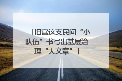 旧宫这支民间“小队伍”书写出基层治理“大文章”