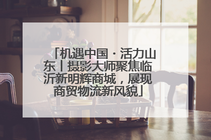 机遇中国・活力山东丨摄影大师聚焦临沂新明辉商城，展现商贸物流新风貌