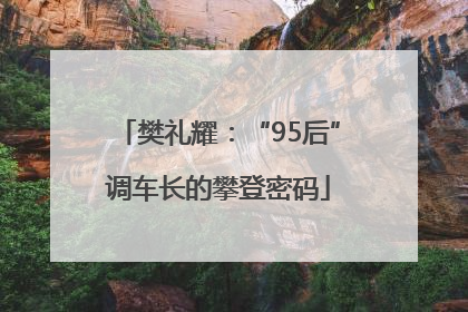 樊礼耀：“95后”调车长的攀登密码