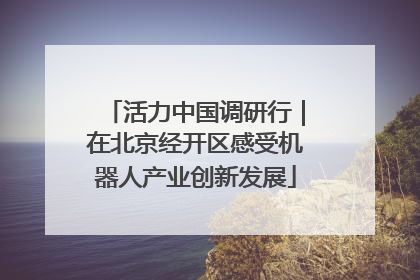 活力中国调研行｜在北京经开区感受机器人产业创新发展