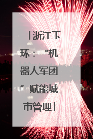 浙江玉环：“机器人军团”赋能城市管理