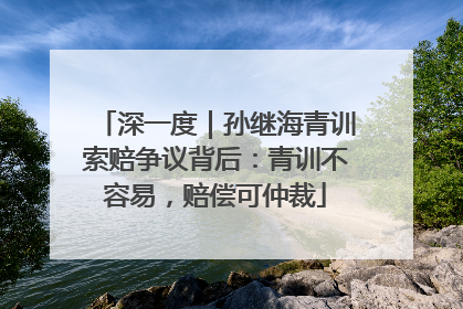 深一度｜孙继海青训索赔争议背后：青训不容易，赔偿可仲裁