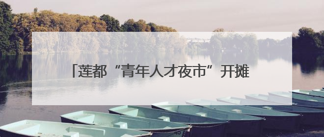 莲都“青年人才夜市”开摊 “盒子小店”为创业者兜底
