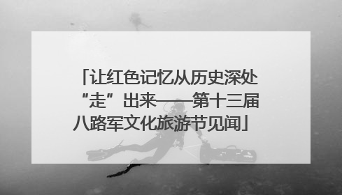 让红色记忆从历史深处“走”出来——第十三届八路军文化旅游节见闻