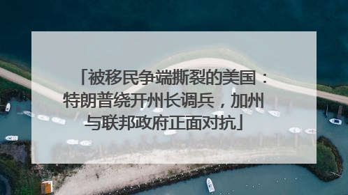 被移民争端撕裂的美国：特朗普绕开州长调兵，加州与联邦政府正面对抗