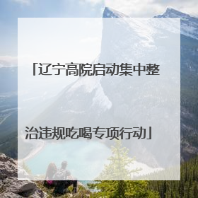 辽宁高院启动集中整治违规吃喝专项行动