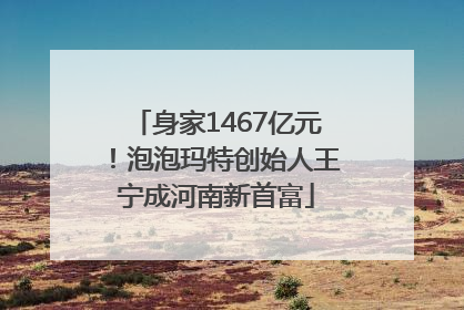 身家1467亿元！泡泡玛特创始人王宁成河南新首富