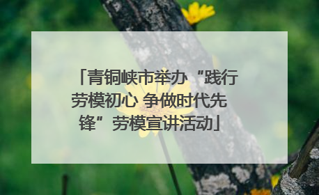 青铜峡市举办“践行劳模初心 争做时代先锋”劳模宣讲活动