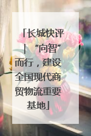 长城快评｜“向智”而行，建设全国现代商贸物流重要基地