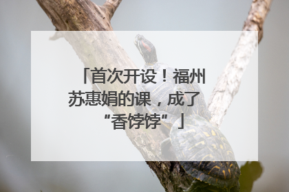 首次开设！福州苏惠娟的课，成了“香饽饽”