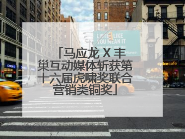 马应龙 X 丰巢互动媒体斩获第十六届虎啸奖联合营销类铜奖