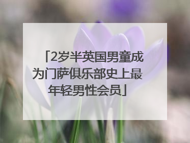 2岁半英国男童成为门萨俱乐部史上最年轻男性会员