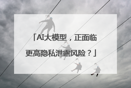 AI大模型，正面临更高隐私泄露风险？