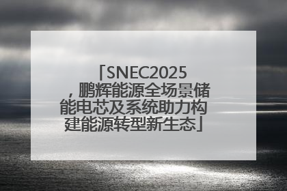 SNEC2025，鹏辉能源全场景储能电芯及系统助力构建能源转型新生态